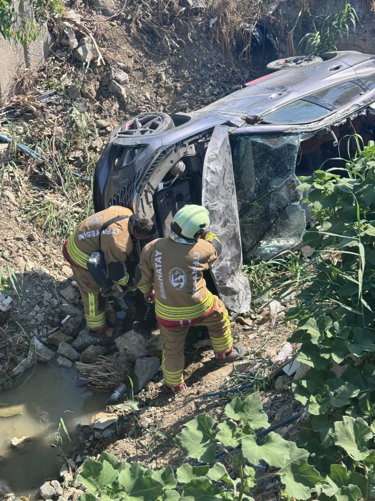 Samandağ'da Trafik Kazası: 2 Yaralı