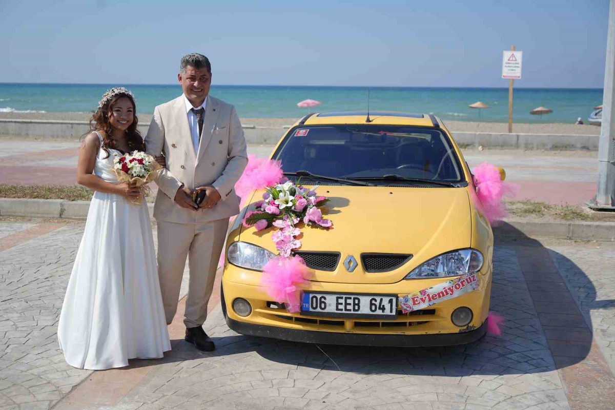 Samsun’a Filipinli gelin
