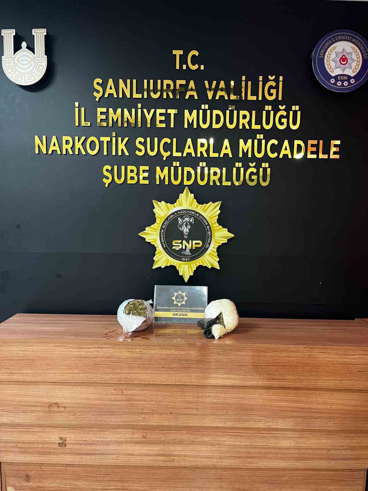 Şanlıurfa'da 1.5 kg Skunk Ele Geçirildi