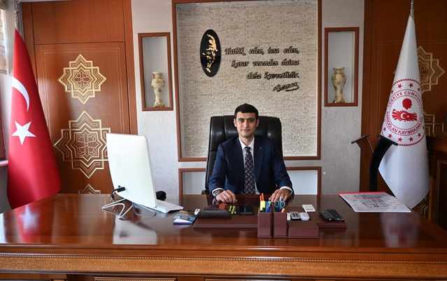 Abdullah Cemil Can Sarıoğlan Kaymakamı Oldu