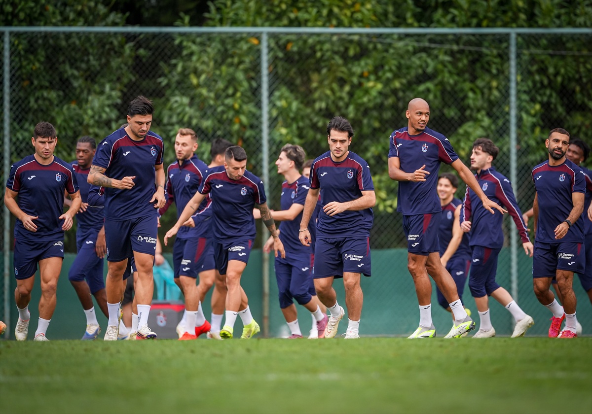 Trabzonspor'un Ferencvaros Maçı Hazırlığı Sürüyor