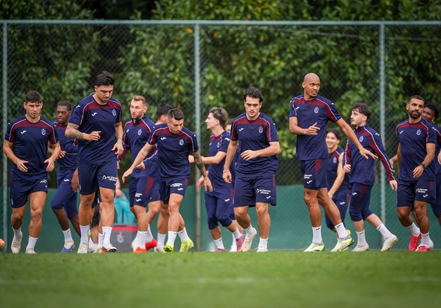Trabzonspor'un Ferencvaros Maçı Hazırlığı Sürüyor