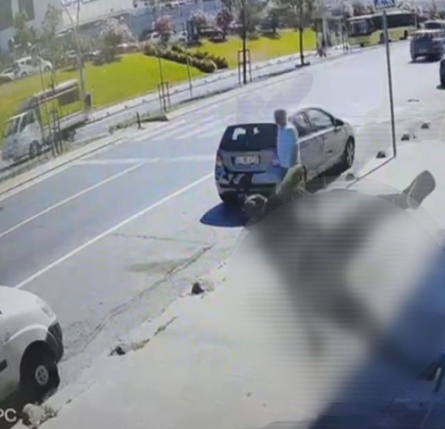 Ekmek parası kazanan Suriyeli, 3. kattan aşağıya düştü
