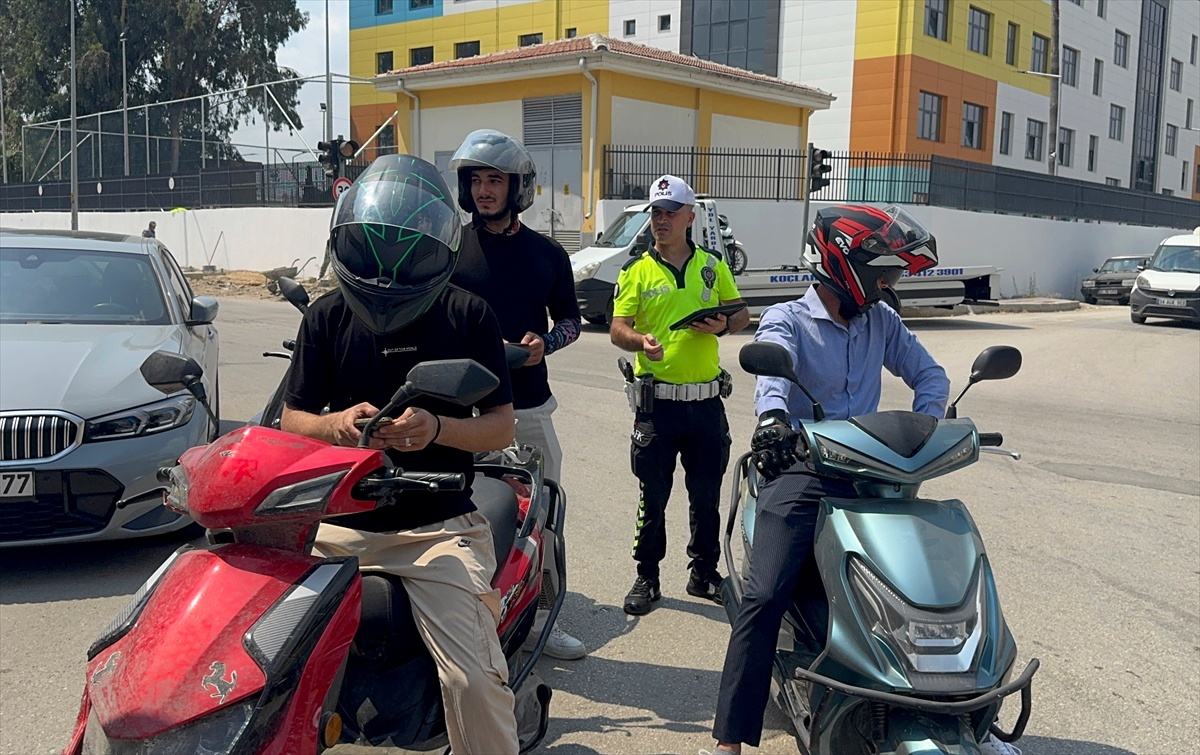 Yüreğir'de 41 Motosiklet Sürücüsüne Ceza