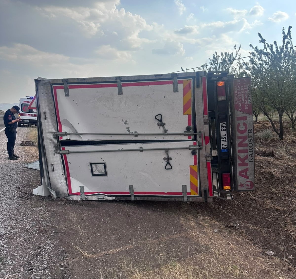 Gölbaşı'nda Kamyon Kazası: 1 Yaralı