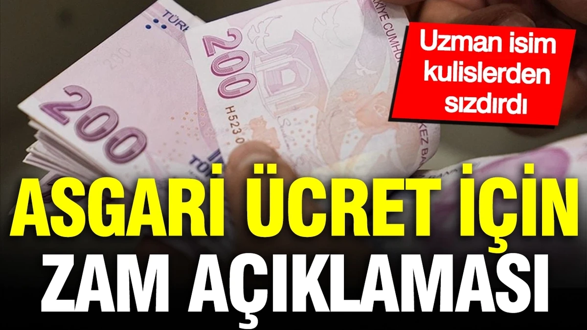 Asgari Ücrette Yüzde 50 Zam Beklentisi