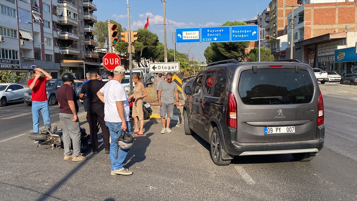 Nazilli\'de Motosiklet Kazası