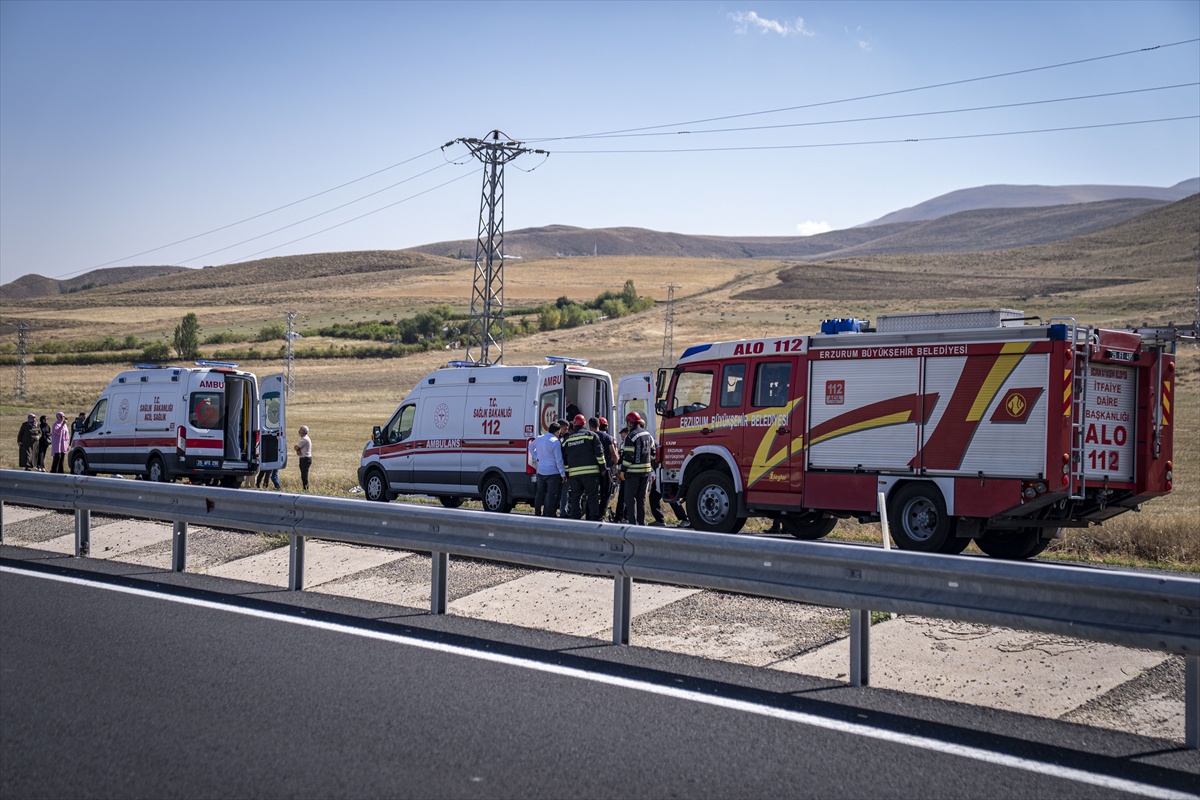 Erzurum'da Kaza: 5 Yaralı