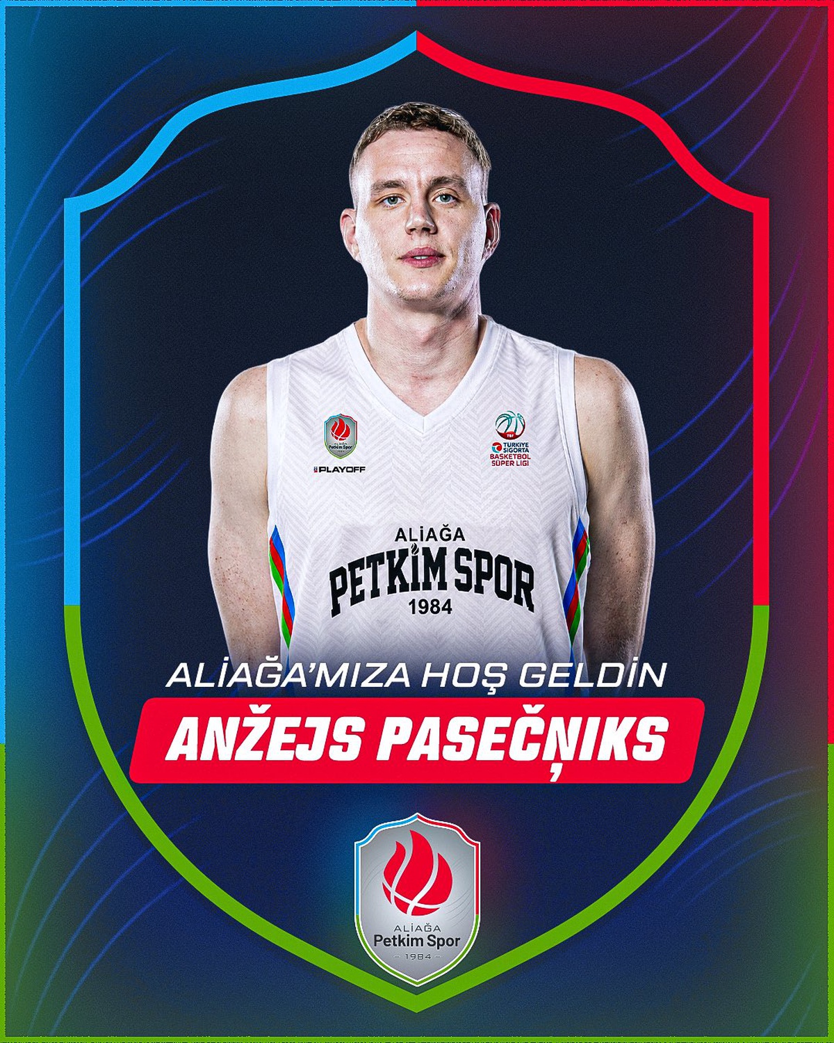 Aliağa Petkimspor Anzejs Pasecniks'i Transfer Etti