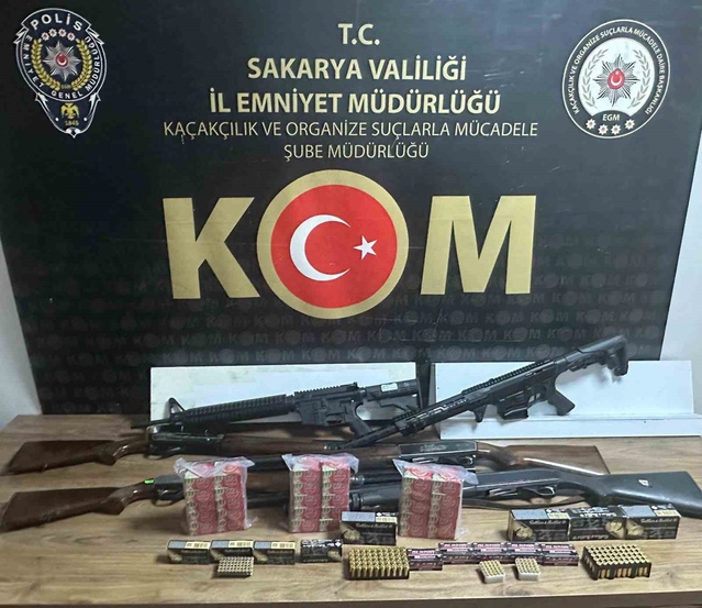 Sakarya'da Silah Kaçakçılığı Operasyonu