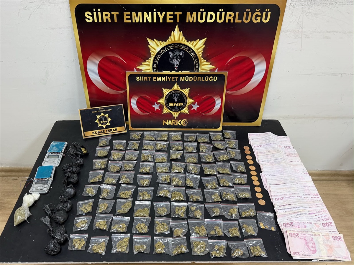 Siirt'te torbacı operasyonu: 2 gözaltı