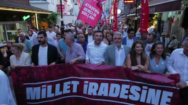 Şile'de 'ihanet' protestosu: Millet İradesine Saygı Yürüyüşü