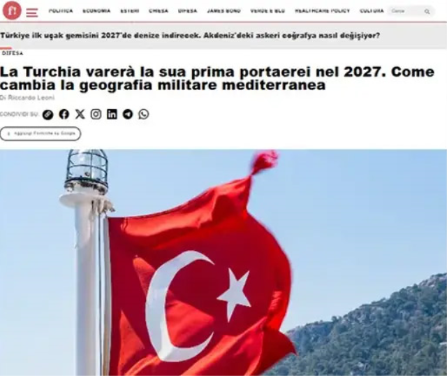 Türk uçak gemisi MUGEM İtalyanları telaşlandırdı: Denklemi baştan yazacaklar
