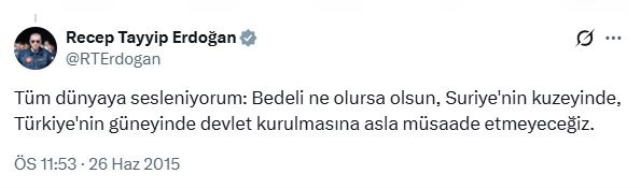 YPG/SDG kendini feshetti, Erdoğan'ın 11 yıl önceki sözleri yeniden gündem oldu