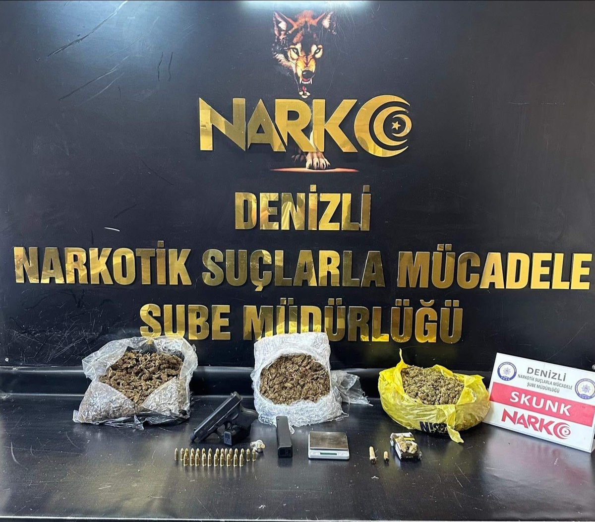 Denizli'de Uyuşturucu Operasyonu