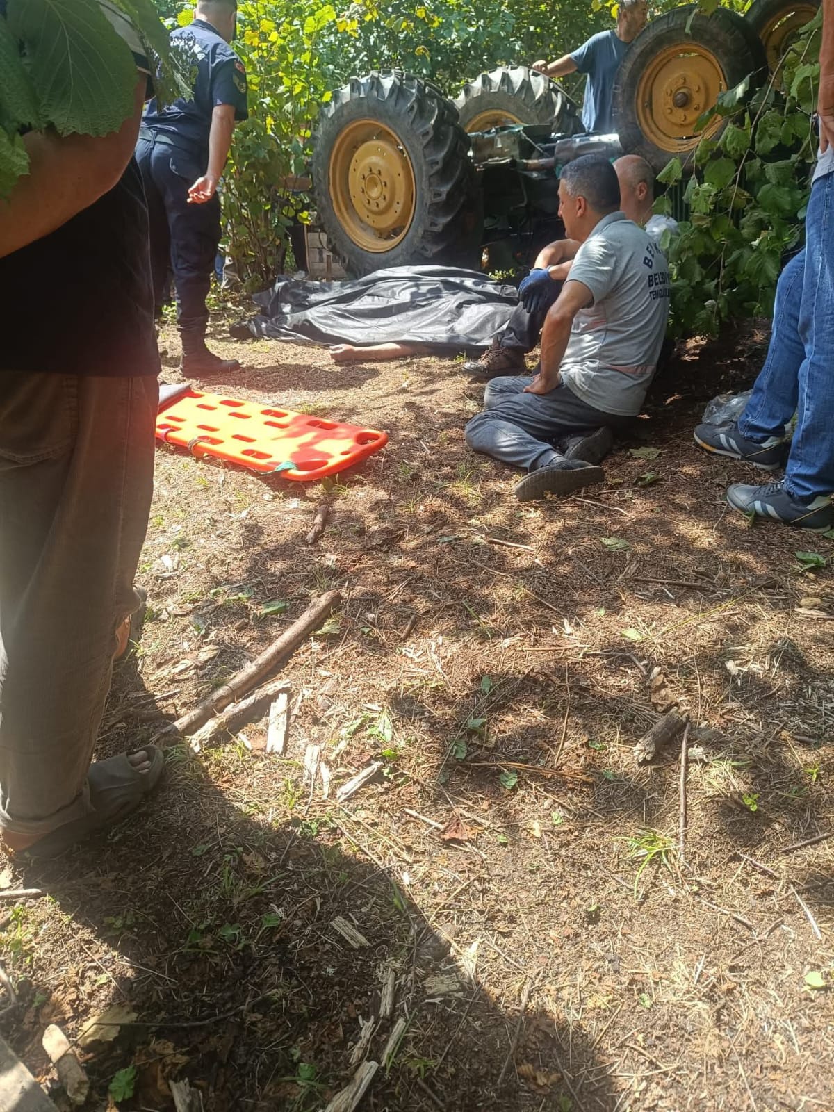 Traktör Devrildi: Fındık Bahçesine Giden Sürücü Hayatını Kaybetti