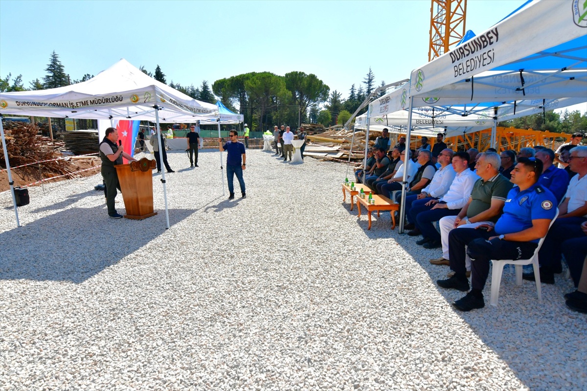 Dursunbey'de Yeni Orman İşletme Binası İnşaatına Başlandı