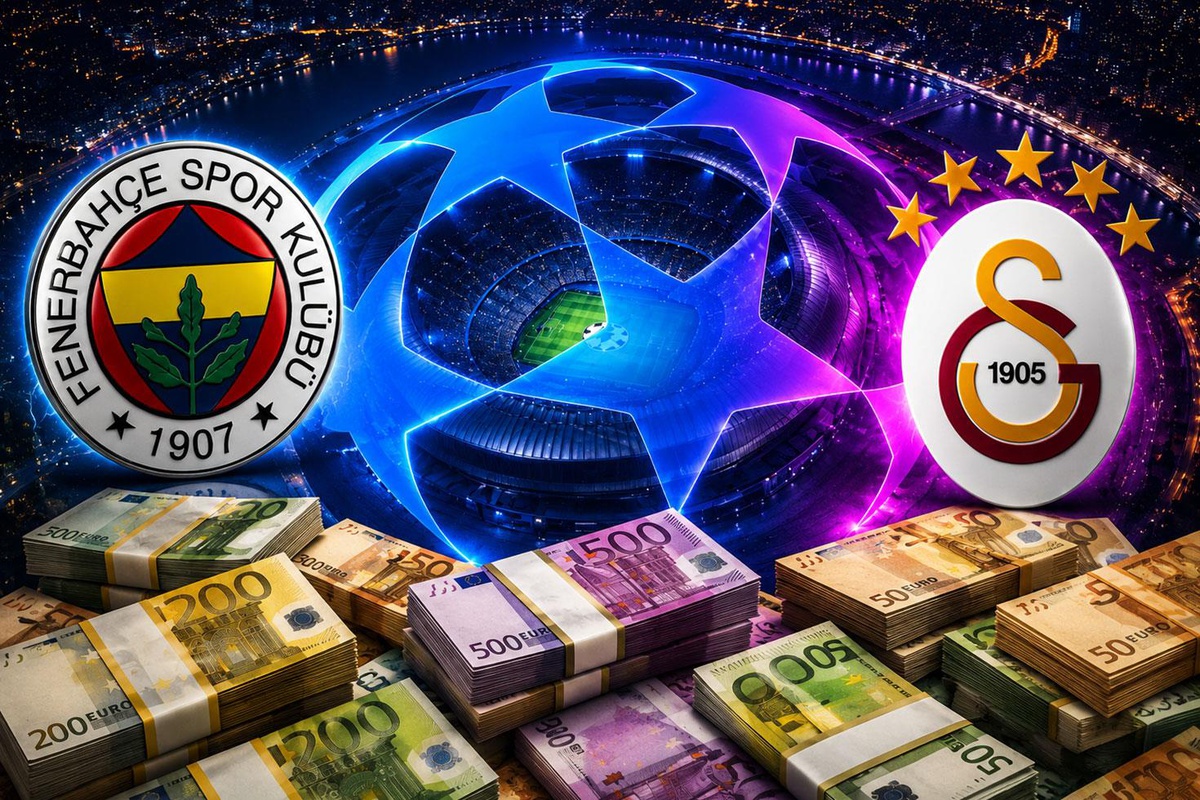 Fenerbahçe ve Galatasaray\'a Şampiyonlar Ligi\'nden servet