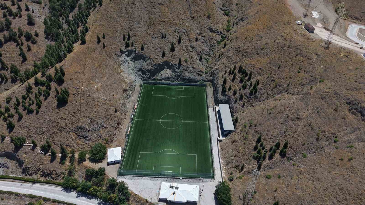 Mehmetçik Stadyumu Havadan Görüntülendi