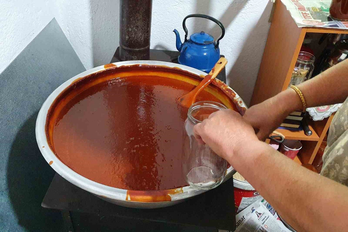 Refahiye Kadınları Kışlık Hazırlıklara Başladı