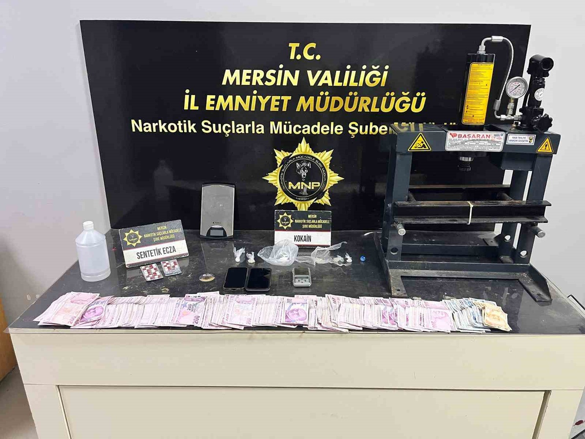 Mersin'de Uyuşturucu Operasyonu: 3 Tutuklama