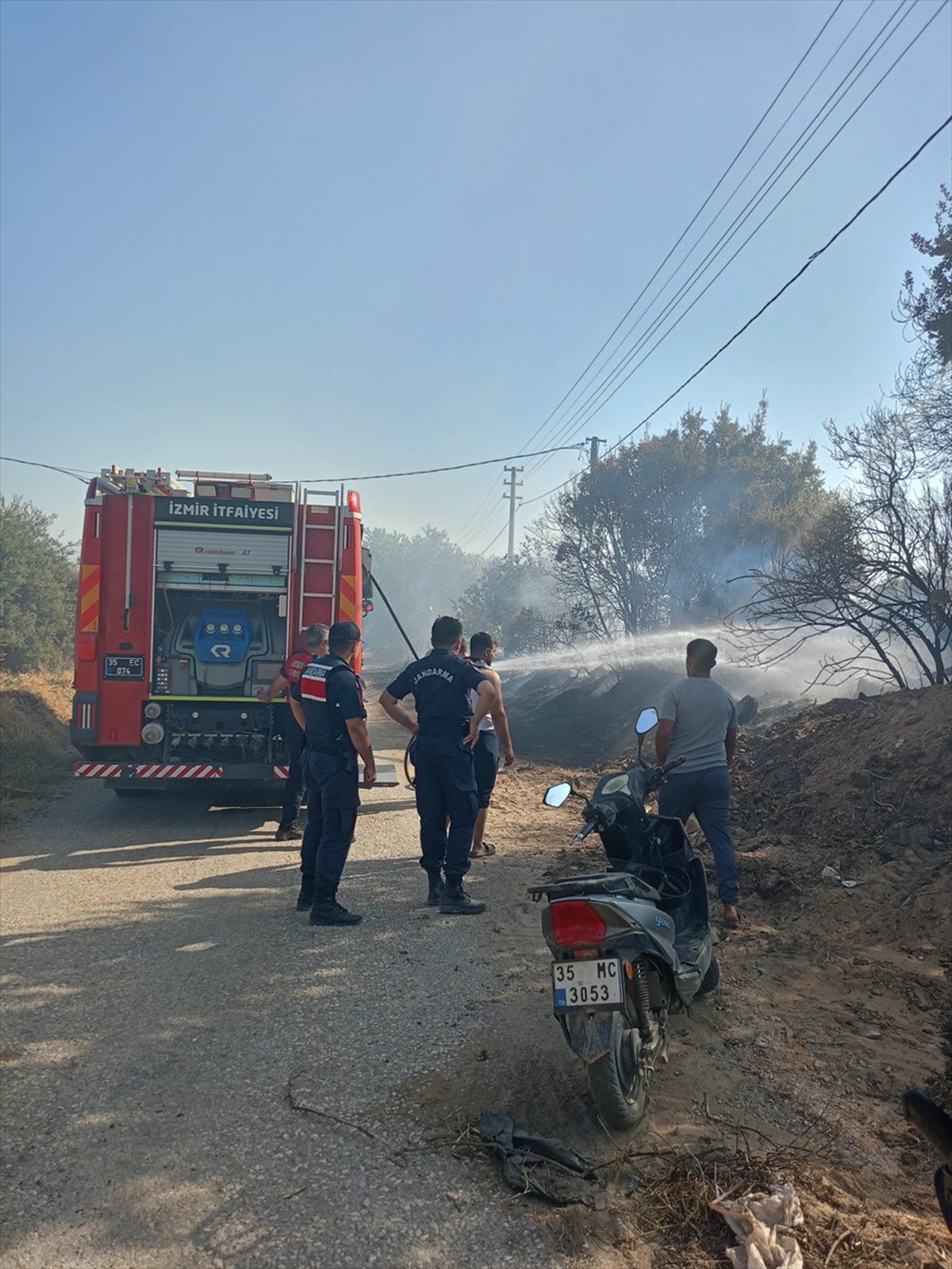 Ödemiş'te Yangın Kontrol Altına Alındı