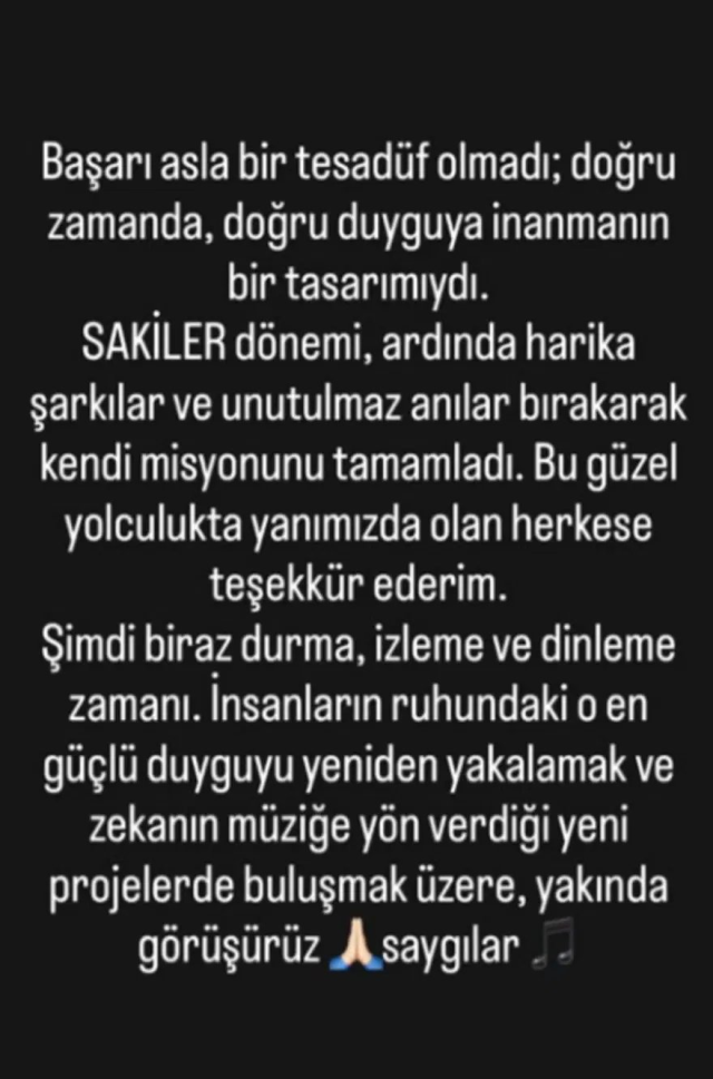 Sakiler hayranlarını üzen haber! Yıllardır birlikteydiler, yollar ayrıldı