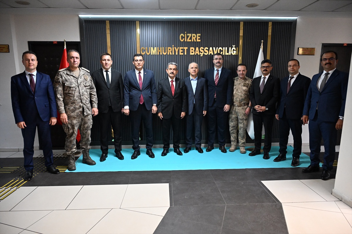 Şırnak Valisi'nden Cizre Cumhuriyet Başsavcısına Ziyaret
