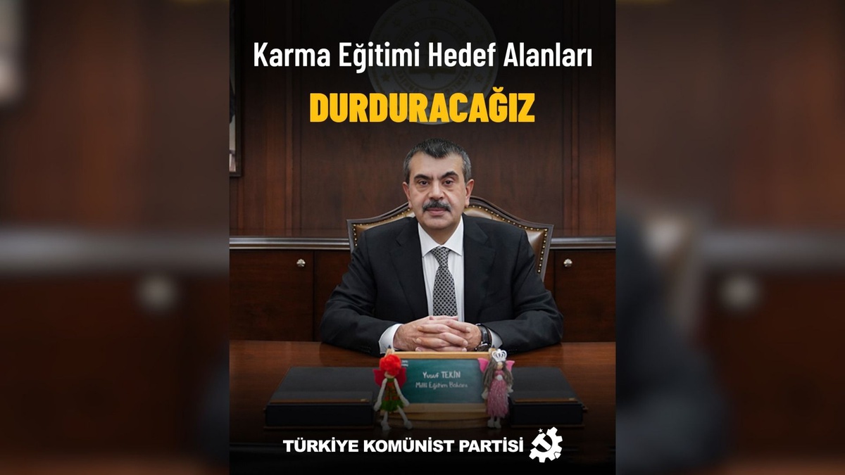 TKP'den Karma Eğitime Karşı Tepki