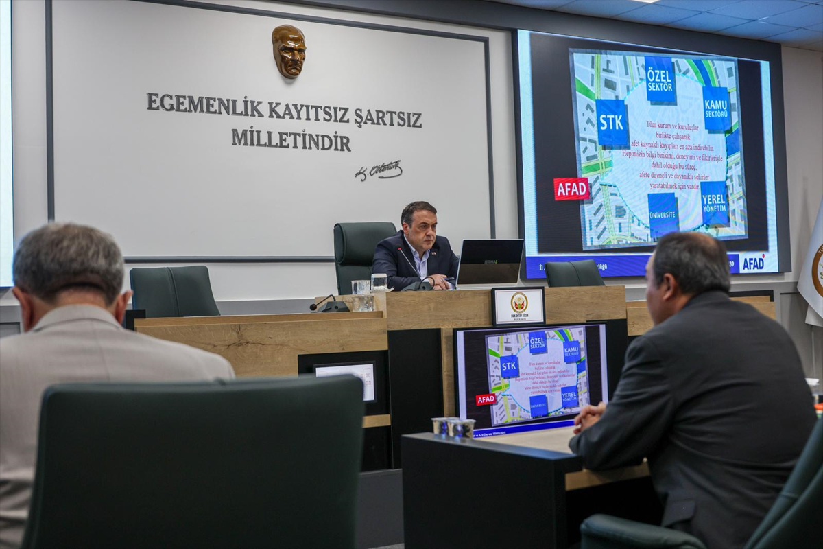 Bilecik'te Afet Risk Azaltma Toplantısı