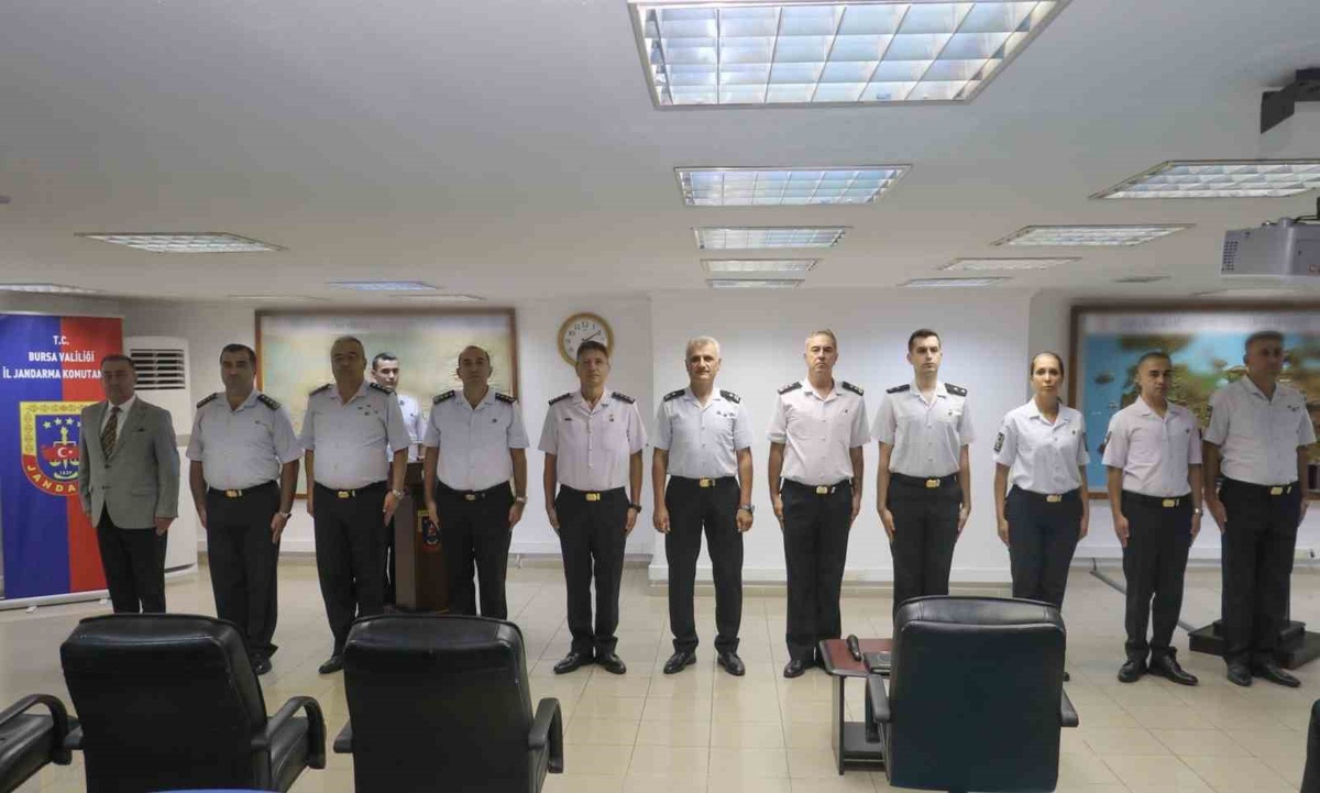 Bursa'da Rütbe Terfi Töreni