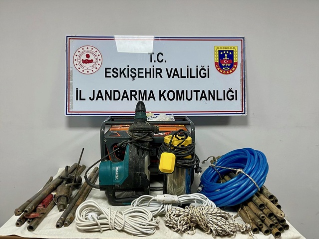 Eskişehir'de Kaçak Kazı Operasyonu