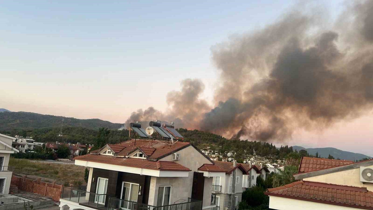 Fethiye'de Orman Yangını