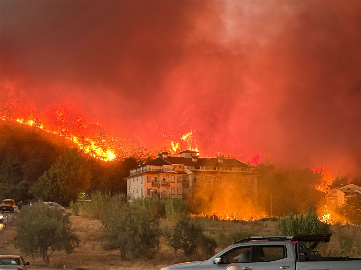 Fethiye'de Orman Yangını