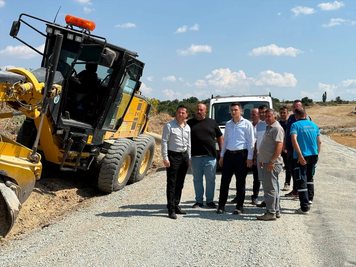 İpsala'da Yol ve Altyapı Çalışmaları İncelendi
