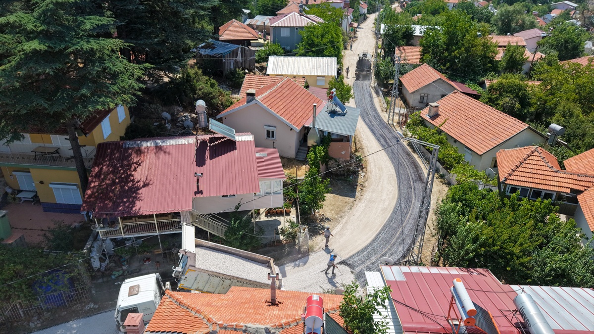 Göllü Yaylası Yolu Asfaltlandı