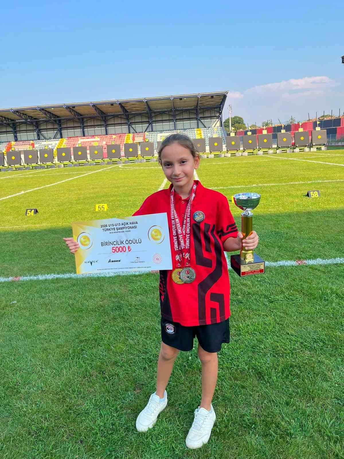 Düzce'de Okçuluk Şampiyonasında Manavgat Fırtınası
