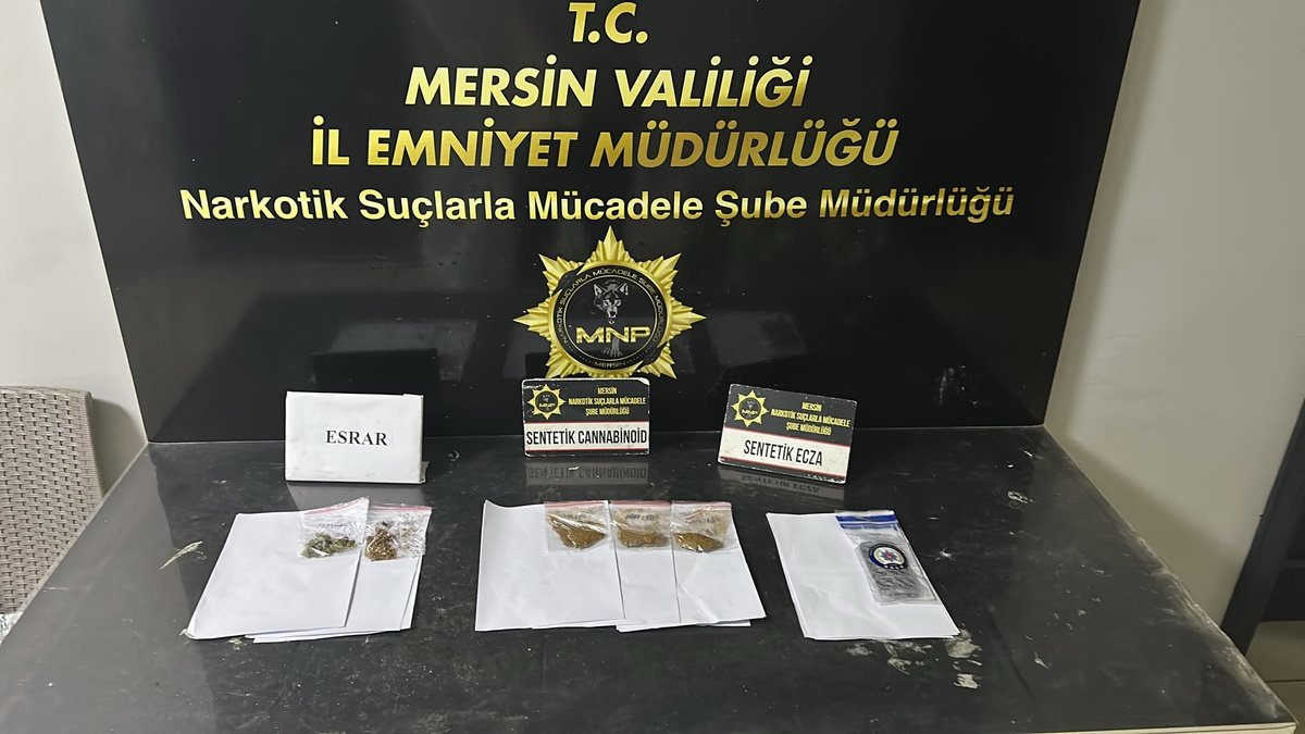 Mersin'de Uyuşturucu Operasyonu: 3 Tutuklama