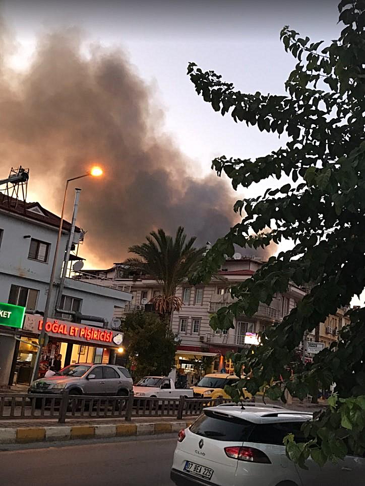 Muğla'nın Fethiye ilçesinde orman yangını