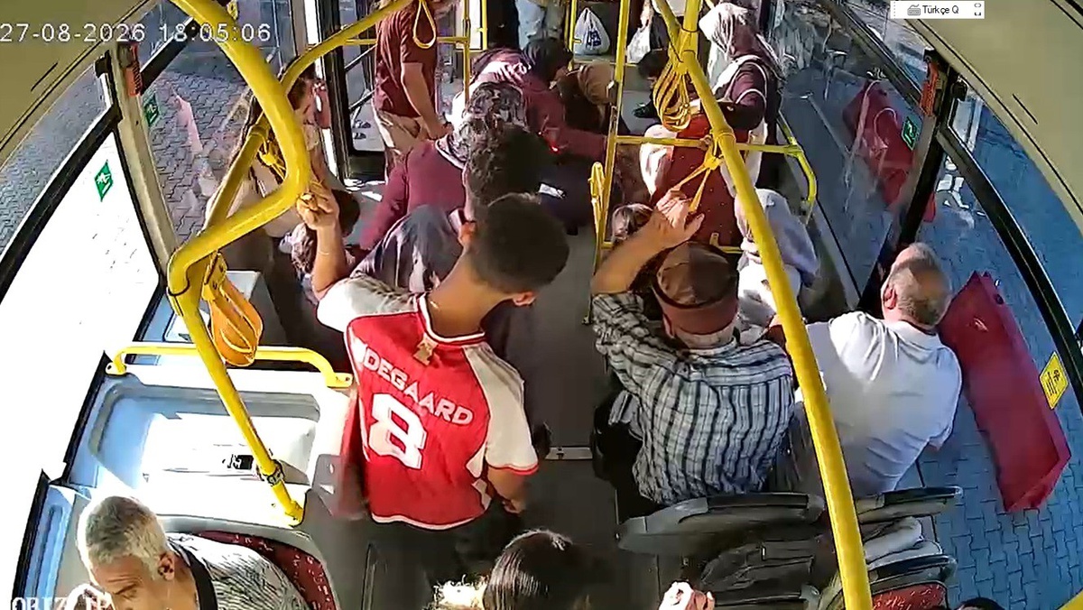 Otobüs şoföründen hayat kurtaran müdahale