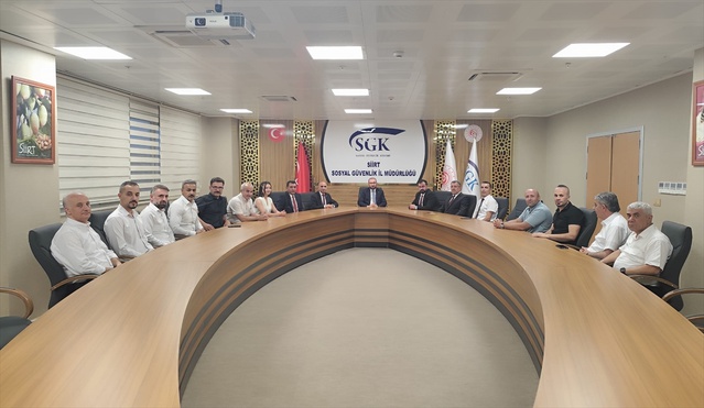 SGK Başkanı Elitaş Siirt'i Ziyaret Etti