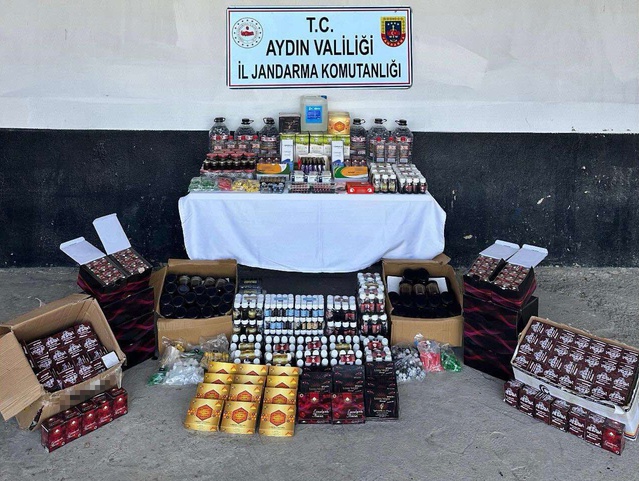 Söke'de Kaçak Alkol ve Performans Ürünleri Operasyonu