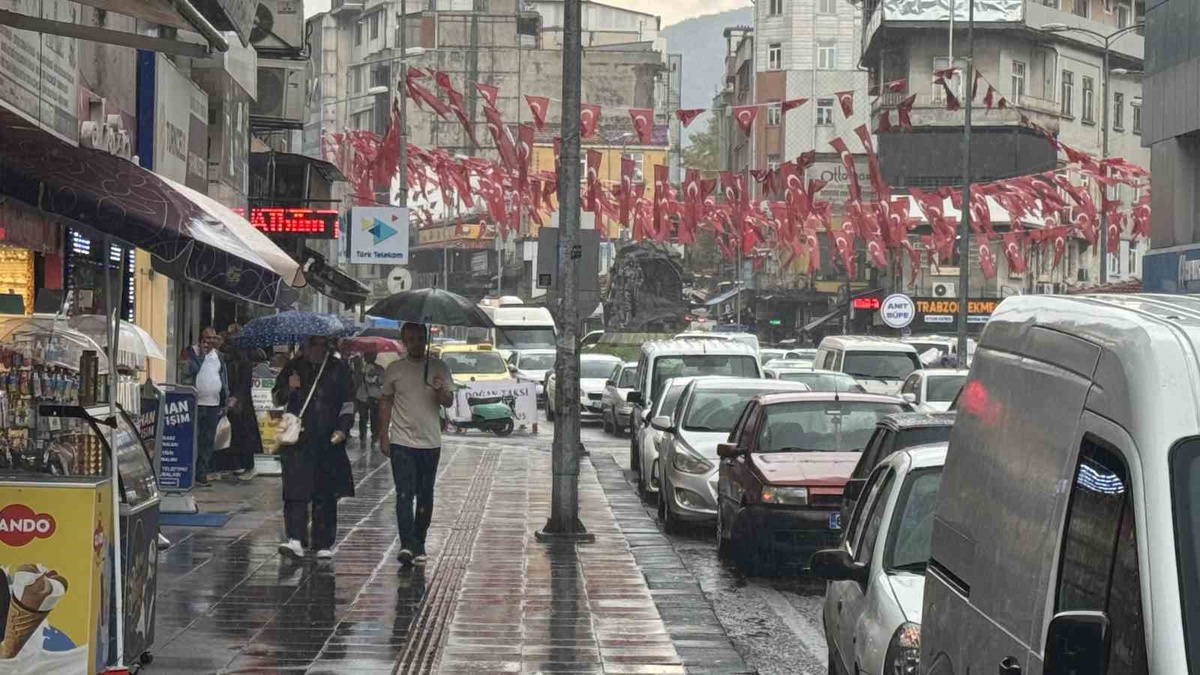 Zonguldak'ta Aniden Yağmur