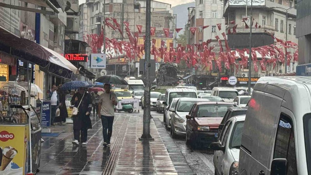 Zonguldak'ta Aniden Yağmur