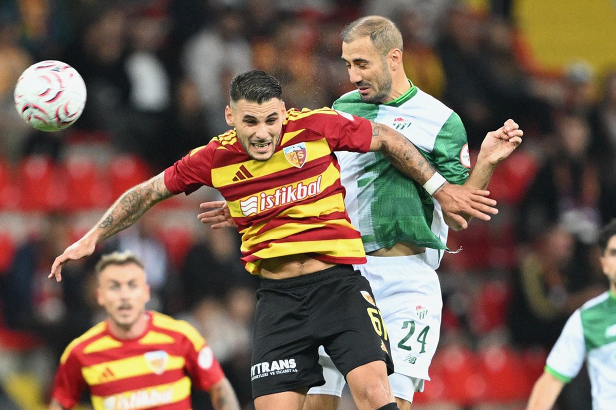 1. Lig\'de haftanın maçında kazanan Bursaspor