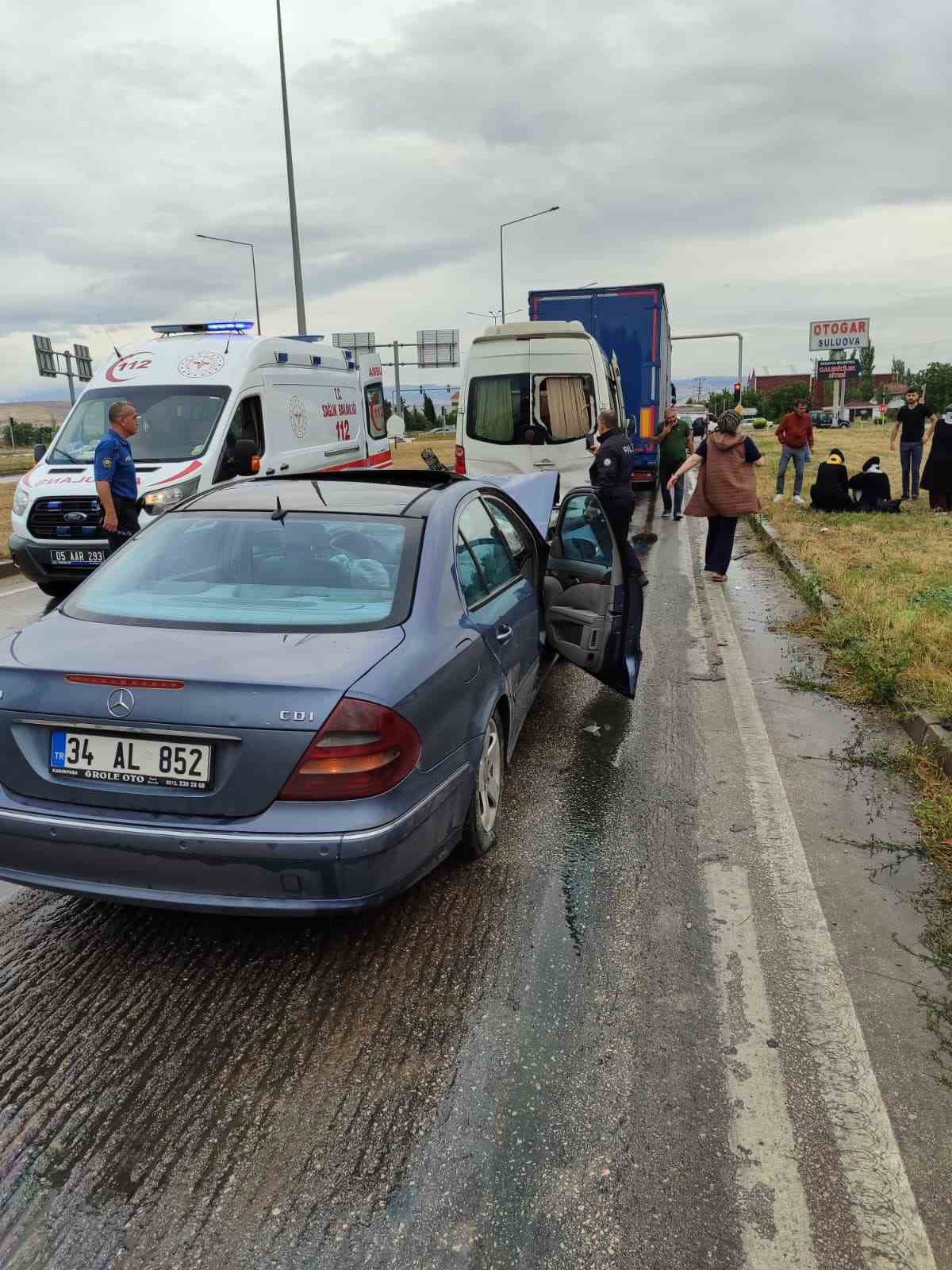 Amasya'da Zincirleme Kaza: 11 Yaralı