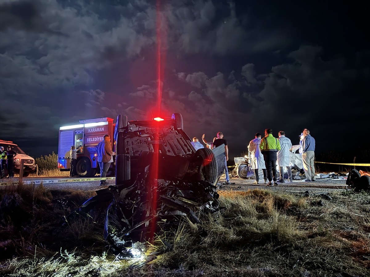 Karaman'da Trafik Kazası: 1 Ölü, 1 Yaralı