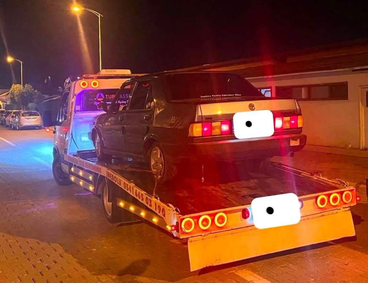 İnebolu'da Gürültü Yapan Araçlar Trafikten Men Edildi