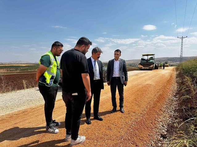 Adıyaman'da Sıcak Asfalt Çalışmaları İncelendi