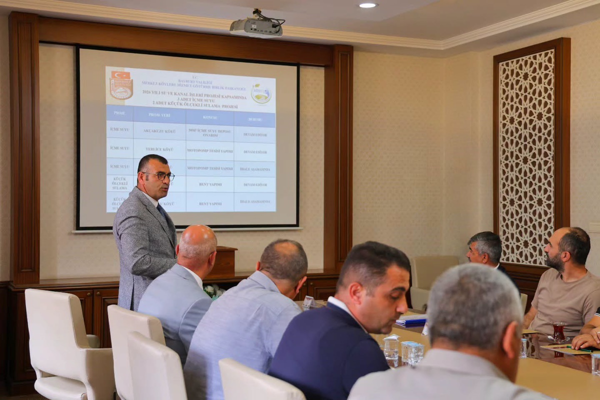 Bayburt'ta KÖYDES Toplantısı Yapıldı